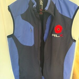 RLX Ralph Lauren Blue and Black Vest